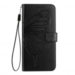 Butterfly lilled PU nahast &uuml;mbris Kickstand kaardihoidja pesad TPU p&otilde;rutuskindel klappkate OnePlus Nord N10 5G,N100 5G,8T,Nord CE 2 5,10R,Nord 2T... OnePlus Nord CE4 must