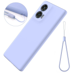 Motorola Edge 50 Fusion Case ehtsast vedelast silikoonist nahas&otilde;bralik tagakaas Moto Edge 50 Pro 50 &uuml;lip&otilde;rutuskindlale kaitserauaga paelaga Moto Edge50 Fusion