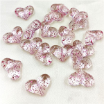 Helmestega aksessuaarid Virsikus&uuml;da lahtised helmed DIY akr&uuml;&uuml;l kaelakee k&otilde;rvar&otilde;ngad rohelise sibula pulber helendavad valmistamismaterjalid 10 tk vertikaalse auguga helmed roosa