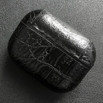 Crocodile PU nahast &uuml;mbris Airpods Pro jaoks arvutikaitse peakomplekti kate Airpods Pro jaoks For Airpods Pro Case roheline