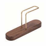 Puidust paberirest Stiilne kreeka p&auml;hkli filterpaberid statiivi ventilaatori kujuga filtrikoehoidja kaunistus kingitus kohvis&otilde;pradele