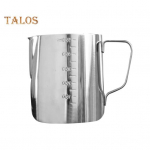 350 ml 600 ml 1000 ml roostevabast terasest Latte Art Cup Tilkamiskindel k&uuml;&uuml;nla valmistamise kann K&otilde;rgel temperatuuril vastupidav piim kohv Cappuccino Latte Art Barista aur 350ml