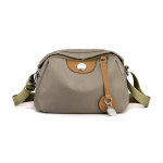 Naiste veekindel nailonist Crossbody kott Naistele Luksuslik disain Suure mahutavusega k&auml;ekotid Rahakott Naiste vabaaja &otilde;lapadjakotid as picture khaki