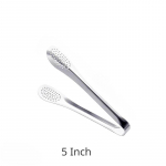 Roostevabast terasest toidutangid k&ouml;&ouml;gin&otilde;ud, kaasaskantav toiduklamber pikniku grillimiseks 5 Inch h&otilde;be