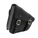 Mootorratta &otilde;&otilde;tshoova kott veekindel kunstnahast reguleeritav suure mahutavusega universaalne kolmnurkne mootorratta sadulakott Left