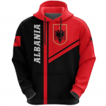 Albaania lipp Kaart Graafilised dressipluusid Uued pusad ja dressid Mood Spordi pulloverid Eagle 3D prinditud pusad Meeste Topid L