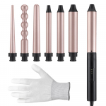 6 in 1 Juuste lokirull naistele 30S Fast Heat Hair Waver Raud juuste kujundamise seadmed Niisutav juuksehooldus Curling Iron Big Wave EU