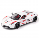 1/24 Scale Laferrari sulamist sportautode mudelid survevalud ja m&auml;nguasjad metallist s&otilde;idukid automudelite simulatsioonikollektsioon, kingitus lastele valge