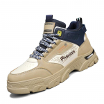 Mood Meeste PU-nahast vabaajajalatsid Vedrud hingavad mugavused Platvormiga k&otilde;ndimisjalatsid Meeste k&otilde;rged saapad Trend rulakingad 39