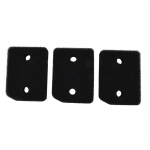 3 x Miele k&auml;snfiltri jaoks 9164761 k&auml;snsoojuspumba kuivati ​​peen-j&auml;me filter