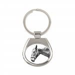 Hanoverian - keychain with a horse, keychain with a print, personalized pendant from the Art-Dog brand