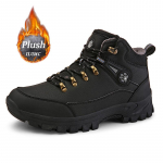 Uus mood Brand Soe Meeste Lumesaapad V&auml;listossud Suures suuruses Meeste Talvisaabas Veekindlad Poolsaapad K&otilde;rged jalan&otilde;ud 39 must