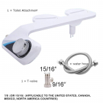 3 režiimi Bidee WC-poti kinnitus Kahe auguga otsik Mitteelektriline bidee WC-istmed Bidee pihustiotsik WC-pott Intelligent Interface 7/8