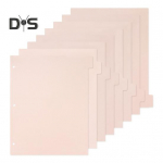 8 tk plastikust sideaine vaheseinad 3 auguga augustatud rebenemiskindlad eralduslehed sisemised lehejagajad kontoritarbed roosa