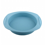 1 tk silikoonist koogivorm, 10-tolline silikoonist &uuml;mmargune koogivorm sinine