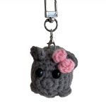 Meemi kurb hamster Palus m&auml;nguasi kurb hamstri v&otilde;tmehoidja v&otilde;tmehoidja r&otilde;ngas tarvikute jaoks kott Naljakas ripats v&otilde;tmehoidja ehted f&auml;nnid kingitused as the picture