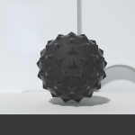 Vastupidav TPE Massaažipall Kohalik Keha Lihaste L&otilde;&otilde;gastus Sidekoe Vabastamine Plantaarne Fastsiit Treening Fitness Valu Leevendamine 4,5 cm Pallid roosa