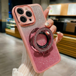 Xiaomi 14T Pro 14 T Magsafe'i magnetilise aluse hoidiku jaoks s&auml;delev silikoonist &uuml;mbris Xiaomi 14T Mi14Tpro jaoks l&auml;bipaistev l&auml;bipaistev pehme TPU kate For Xiaomi 14T Pro roosa