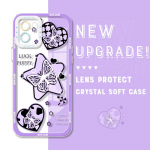 P&otilde;rutuskindel Cartoon Astronaut Crystal Case t&auml;iskaanega kaamera kaitse l&auml;bipaistev pehme telefoni korpus Vivo Motorola jaoks Vivo Y28 4G