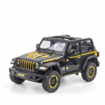 1/20 Scale Jeeps Wrangler Rubicon sulamist automudel survevalu metallist m&auml;nguasi maastikus&otilde;idukid automudeli simulatsioon kollektsiooni lastele kingitus must