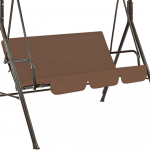 150*50cm Oxfordi kangast kiigekate Veekindel toolipadi Patio Aed Hoov V&auml;ljas Istme asendus V&otilde;rkkiige Istmekate Varjukate kohv