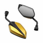 Paar mootorratta modifitseeritud tahavaatepeegleid Honda Kawasaki mootorratastele Yamaha rolleri peeglitarvikute jaoks 360 rotatsiooniga