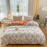 Aloe Vera puuvillane tekikate &ndash; &uuml;hekordne, 1,5 m/1,8 m, standardpikkus 2,2 m 1.8*2.2 Single Quilt Cover