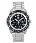 Luminox Pacific Diver Kronograaf Roostevabast terasest Must sihver Kvarts XS.3141.M 200M Meeste k&auml;ekell must