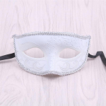 Maskeraadi maskid paarile Veneetsia naisele, pitsist meestele Pp Cosplay kost&uuml;&uuml;m must