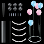 Variable different shape Plastic Balloon Stand Holder Kit Wedding or Birthday Parties Decoration Kids Baby Shower Balons Support As photo