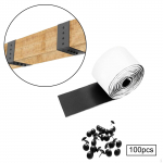 5ft Faux Wood Beam Strap Architectural Product Accessory, Flexible Easy to Install Beams Gap Hiding Width 3.98cm