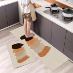 Ameerika stiilis v&auml;rske k&ouml;&ouml;gi p&otilde;randamatt Voodimatt pikk vaip sissep&auml;&auml;suukse jalavaip 40*60CM