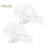 2 tk prillide hoidik, l&auml;bipaistev seinale paigaldatav hoiurest Lihtne paigaldamine isekleepuv p&auml;ikeseprillide riidepuu puhas