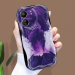 Armas koomiksimustriga kreemja tekstuuriga korpus, lainelise servaga pehme silikoonkaanega telefoni&uuml;mbris Xiaomi Redmi jaoks Redmi K50 Ultra puhas