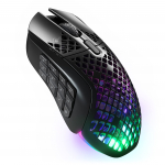 SteelSeries m&auml;nguhiir juhtmevaba Aerox 9 juhtmevaba &uuml;likerge 18 nupuga kiire reageerimisega pritsme- ja tolmukindel IP54 standardne kiirlaadimine must