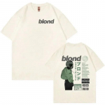 R&auml;ppar Frank Retro Graafiline T-s&auml;rk Meeste Hip Hop Ookeani Album Riietus T-s&auml;rgid Y2k Unisex Blond Mood &Uuml;lisuur Puuvillane T-s&auml;rk S