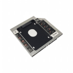 S&uuml;learvuti optiline draiv SSD-adapteri klambrisse (9,5/12,7 mm) 9.5mm aluminum valge