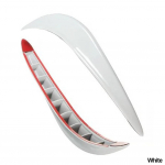 2tk universaalne kummist auto kaitseraua nurgakaitse kleebised Kaarekujulised kaitsed puhvri trimmimine kriimustusvastane kaitseriba Black