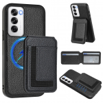 Magsafe 2-in-1 Eemaldatav OPPO Rahakott-&uuml;mbris kaardihoidjaga, magnetiline tugijalg, PU nahast klappkaas Realme 13 Pro/OPPO Reno 12 Pro/OPPO A3 Pro jaoks OPPO A3 Pro Global must