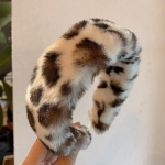 1 tk Populaarne Leopardi Mustriga Pl&uuml;&uuml;s Peapael Naistele T&uuml;drukutele Igap&auml;evaseks Ostlemiseks Retro Peav&otilde;ru Daamide Peaehe