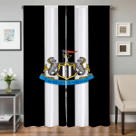 K&ouml;&ouml;gikardinad elutuppa 2 t&uuml;kki pimendavad kardinad uksekardin N-newcastle United Fc magamistoa kaunistus vahesein kodu W96xH183cmx2pcs-CL