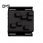 Ukulele akorditreener Ukulele manuse akordi abiga &otilde;ppepraktika t&ouml;&ouml;riist k&otilde;rvaldab s&otilde;rmevalu Ukulele akordipress must