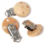 Keskkonnas&otilde;bralik lutt imikute lutiklamber 5 tk/pakendis klambrite hoidikud puidust hoidik Chupetas lutiklambrid nibuhoidja imiku toitmiseks One Size