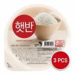 CJ mikrolaineahjus valmistatav kiirkeedetud riis Hetban - Valge riis Originaalsuurus 210g (2 Valikud) 3PCS