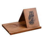 Youshengi puidust kolmnurkne raamatuhoidja lugemisalus koos kohvitassihoidjaga J&auml;rjehoidja Korraldaja lauaraamatu lehek&uuml;lje alus Kingitus lugemiss&otilde;pradele vana puu v&auml;rv