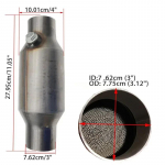 2 /2,25 /2,5 /3 katal&uuml;&uuml;smuundur suure vooluga metalls&uuml;damikuga k&auml;rgstruktuuriga v&auml;ljalaskefilter 200 Cell Euro1 High Performance Sport