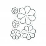 Lilled Metallist L&otilde;ikevormid &Scaron;abloon DIY Scrapbooking Album Paberkaardi Mall Vorm Reljeefkaunistus