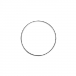 Anneau en m&eacute;tal - Argent&eacute; - 10 cm - Rond - Int&eacute;rieur - Mixte