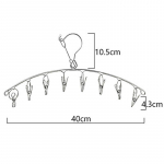 6-20 tihvti roostevabast terasest riidekuivatusriide tuulekindel riidenagist sokk pesu &otilde;hutus riidepuu aluspesu sokihoidja 6 Clips