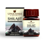 UPAKARMA Shilajit | Puhtal ekstraktil p&otilde;hinev (300 mg), Looduslik tugevus ja vastupidavus - 90 tabletti